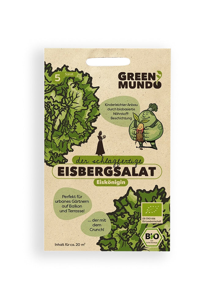 Eisbergsalat Eiskönigin BIO &amp; samenfest