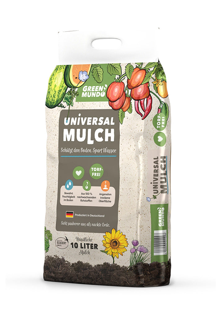 Universal-Mulch für Beete, Sträucher und Töpfe