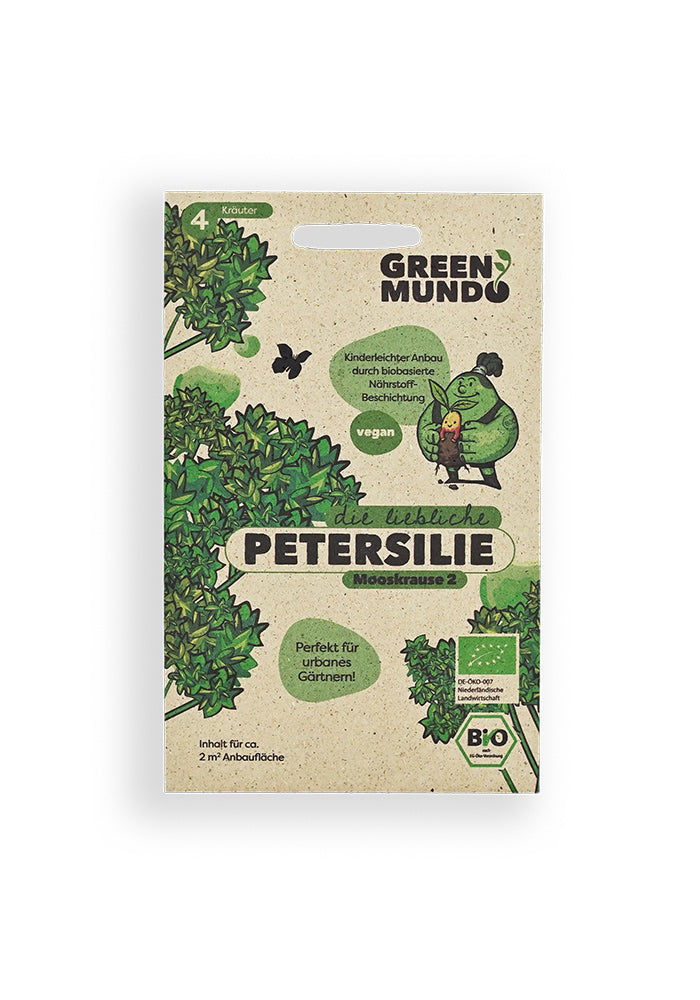 Petersilie Mooskrause 2 BIO &amp; samenfest