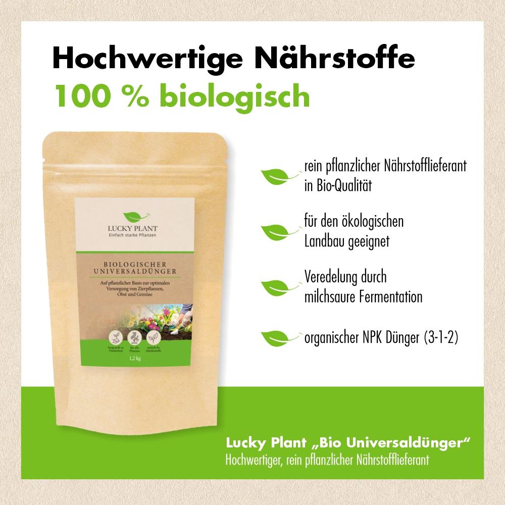 Biologischer Universaldünger (1,2 kg) – Lucky Plant GmbH