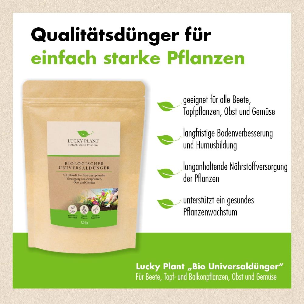 Biologischer Universaldünger (3 kg) – Lucky Plant GmbH