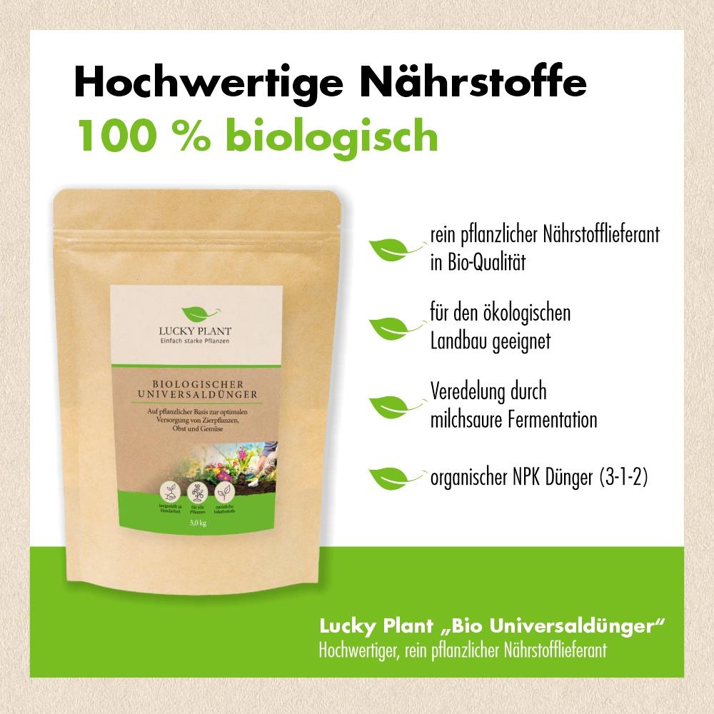 Biologischer Universaldünger (3 kg) – Lucky Plant GmbH